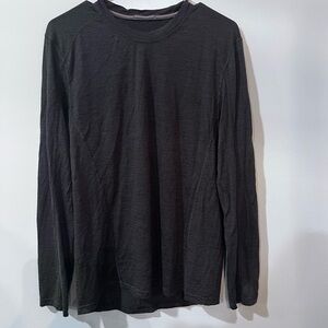 Smartwool long sleeve shirt size medium brown and black striped